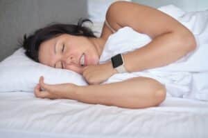 Woman with bruxism in Boulder, CO